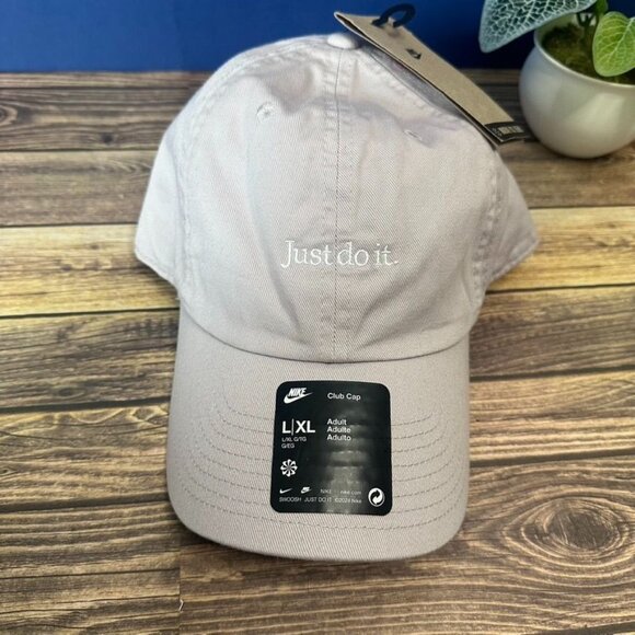 Nike Unisex Club Unstructured Just Do It Cap NWT Size L/XL (Violet) FB5370-019 - Picture 2 of 12